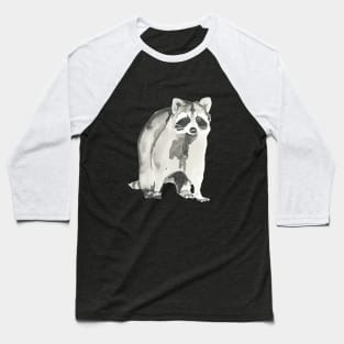 Raccoon Painting Baseball T-Shirt